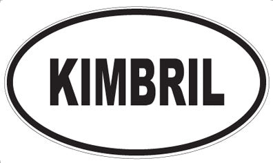 KIMBRIL - Oval Magnet