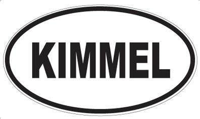 KIMMEL - Oval Magnet