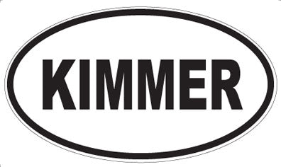 KIMMER - Oval Magnet