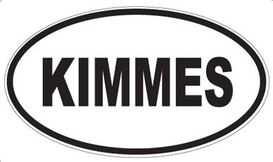 KIMMES - Oval Magnet