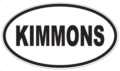 KIMMONS - Oval Magnet