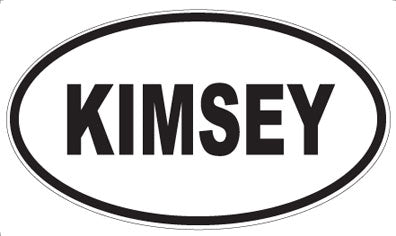 KIMSEY - Oval Magnet