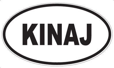 KINAJ - Oval Magnet