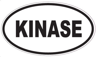 KINASE - Oval Sticker