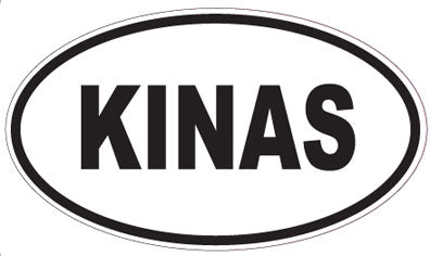 KINAS - Oval Magnet