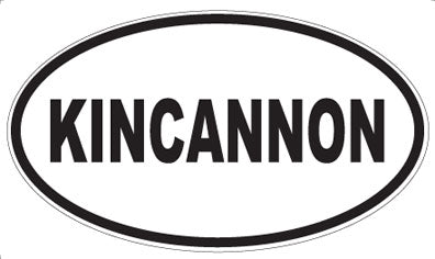 KINCANNON - Oval Magnet
