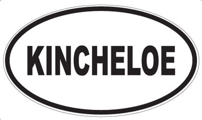 KINCHELOE - Oval Magnet