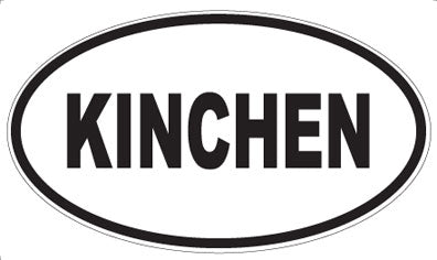 KINCHEN - Oval Magnet