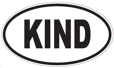 KIND - Oval Sticker