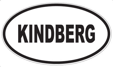 KINDBERG - Oval Magnet
