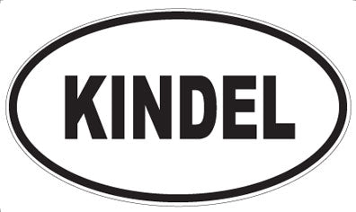 KINDEL - Oval Magnet