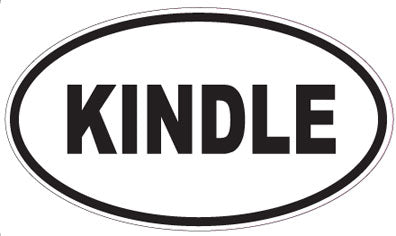 KINDLE - Oval Sticker