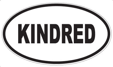 KINDRED - Oval Magnet