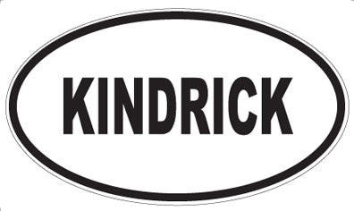 KINDRICK - Oval Magnet