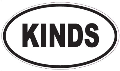 KINDS - Oval Magnet
