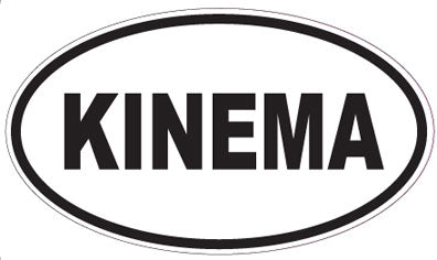 KINEMA - Oval Sticker
