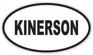 KINERSON - Oval Magnet