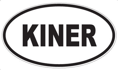 KINER - Oval Magnet