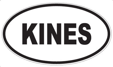 KINES - Oval Magnet