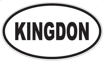 KINGDON - Oval Magnet