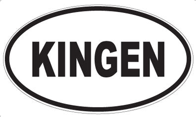 KINGEN - Oval Magnet