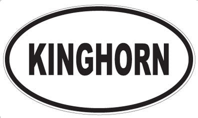 KINGHORN - Oval Magnet