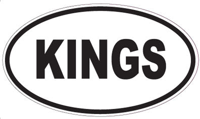 KINGS - Oval Sticker