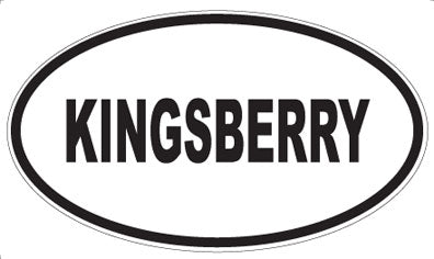 KINGSBERRY - Oval Magnet