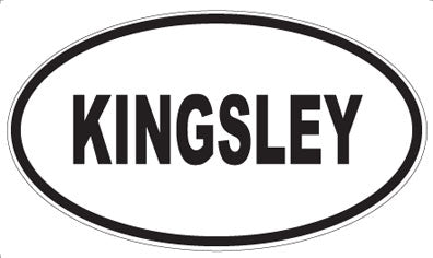 KINGSLEY - Oval Magnet
