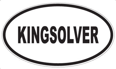 KINGSOLVER - Oval Magnet