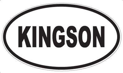 KINGSON - Oval Magnet