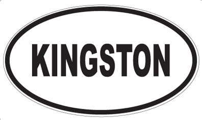 KINGSTON - Oval Magnet