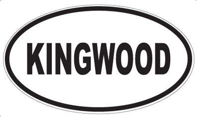 KINGWOOD - Oval Magnet