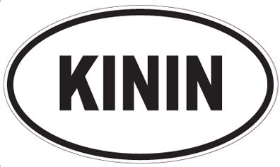 KININ - Oval Sticker