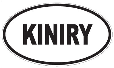 KINIRY - Oval Magnet