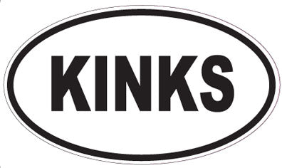 KINKS - Oval Magnet