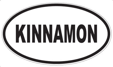 KINNAMON - Oval Magnet