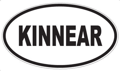 KINNEAR - Oval Magnet
