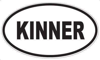 KINNER - Oval Magnet