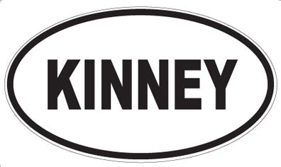 KINNEY - Oval Magnet