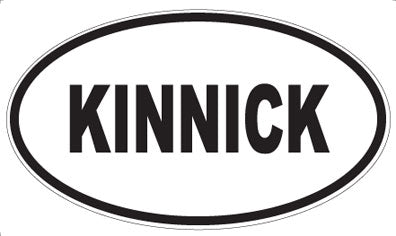 KINNICK - Oval Magnet
