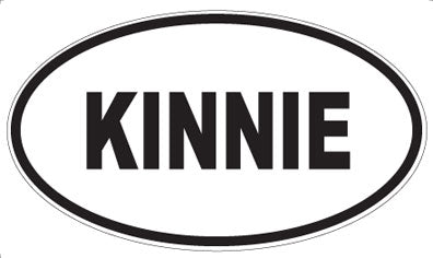 KINNIE - Oval Magnet