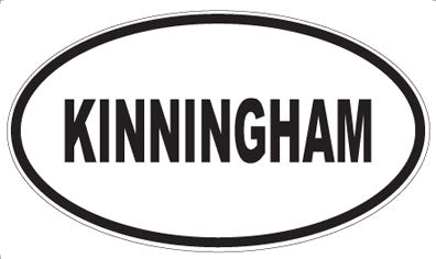 KINNINGHAM - Oval Magnet
