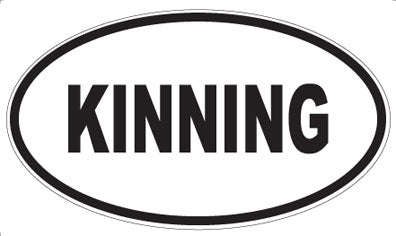 KINNING - Oval Magnet