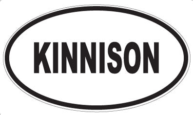KINNISON - Oval Magnet