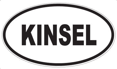 KINSEL - Oval Magnet