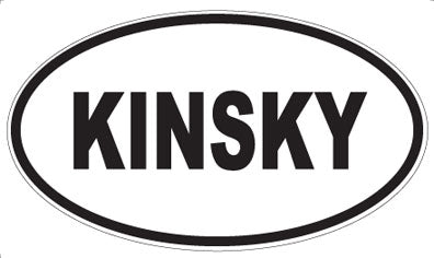 KINSKY - Oval Magnet