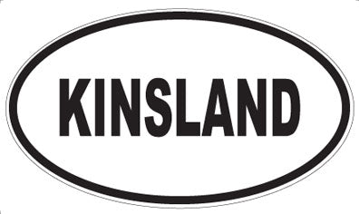 KINSLAND - Oval Magnet