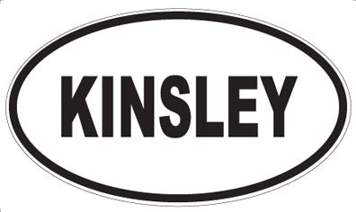 KINSLEY - Oval Magnet