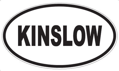 KINSLOW - Oval Magnet